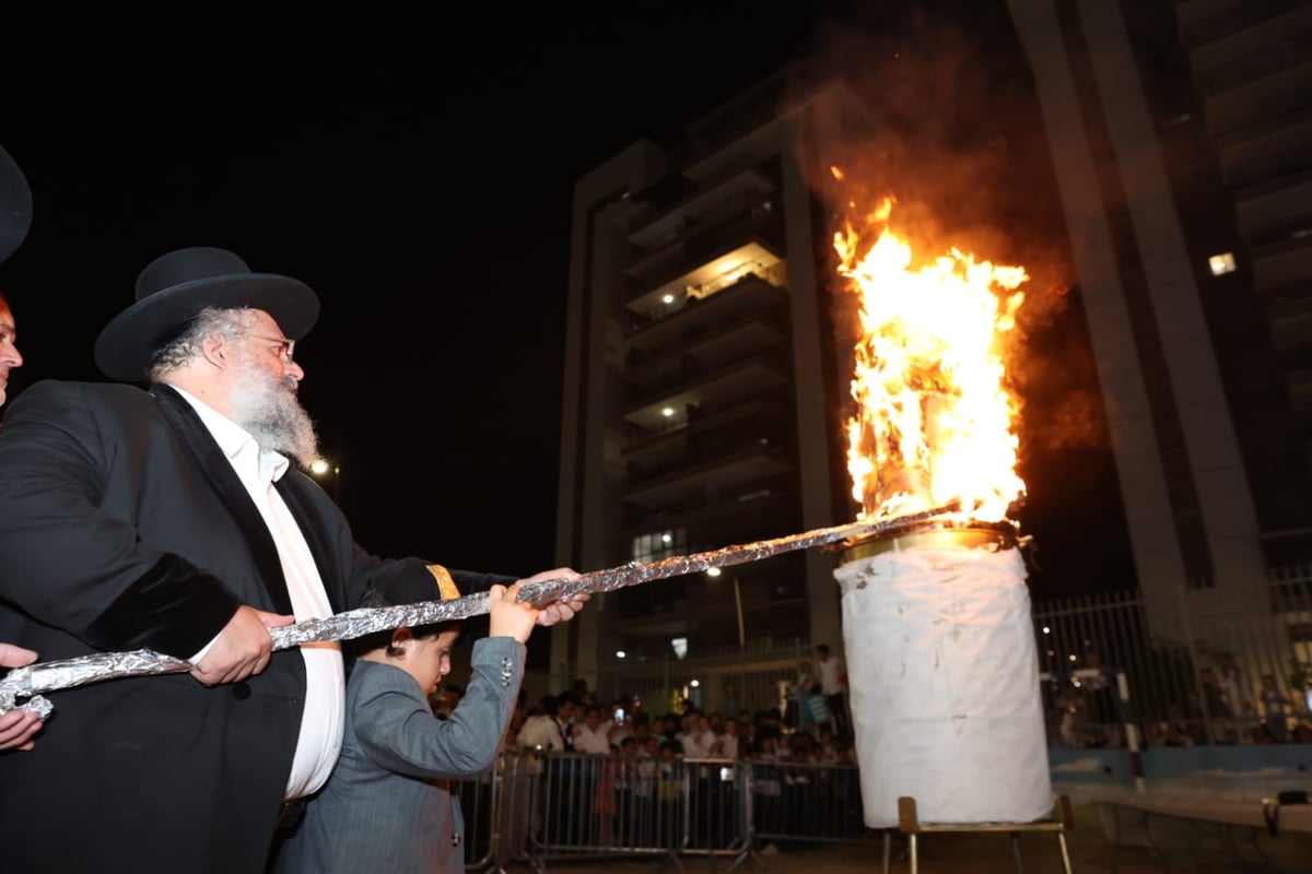 ל"ג בעומר בחצר החיד"א בנתיבות