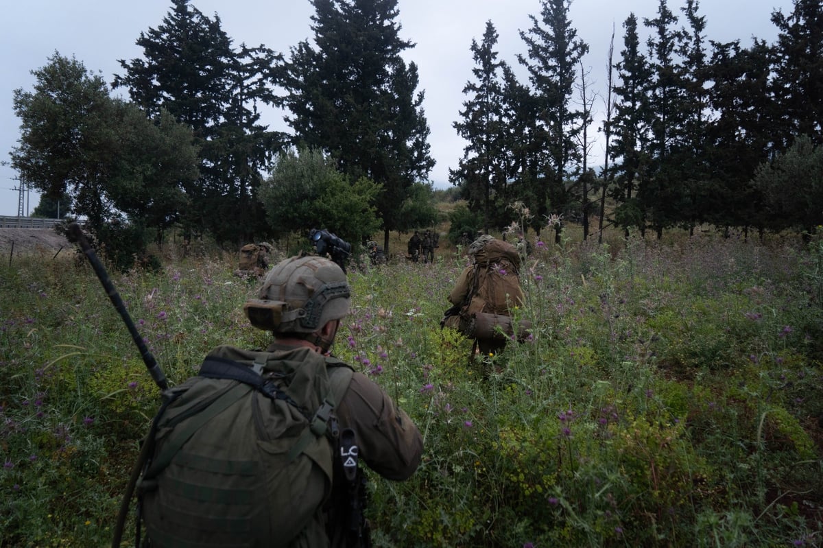 תיעוד מהתרגיל היחידתי של סיירת גולני