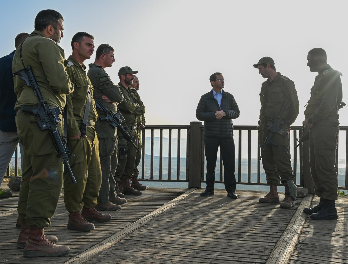 הנשיא הרצוג ביקר במטולה: "עוד נחזור באופן מלא; נחזיר את כולם לצפון" 