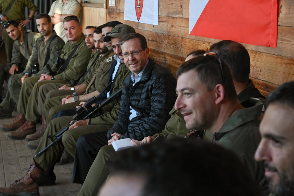 הנשיא הרצוג ביקר במטולה: "עוד נחזור באופן מלא; נחזיר את כולם לצפון" 