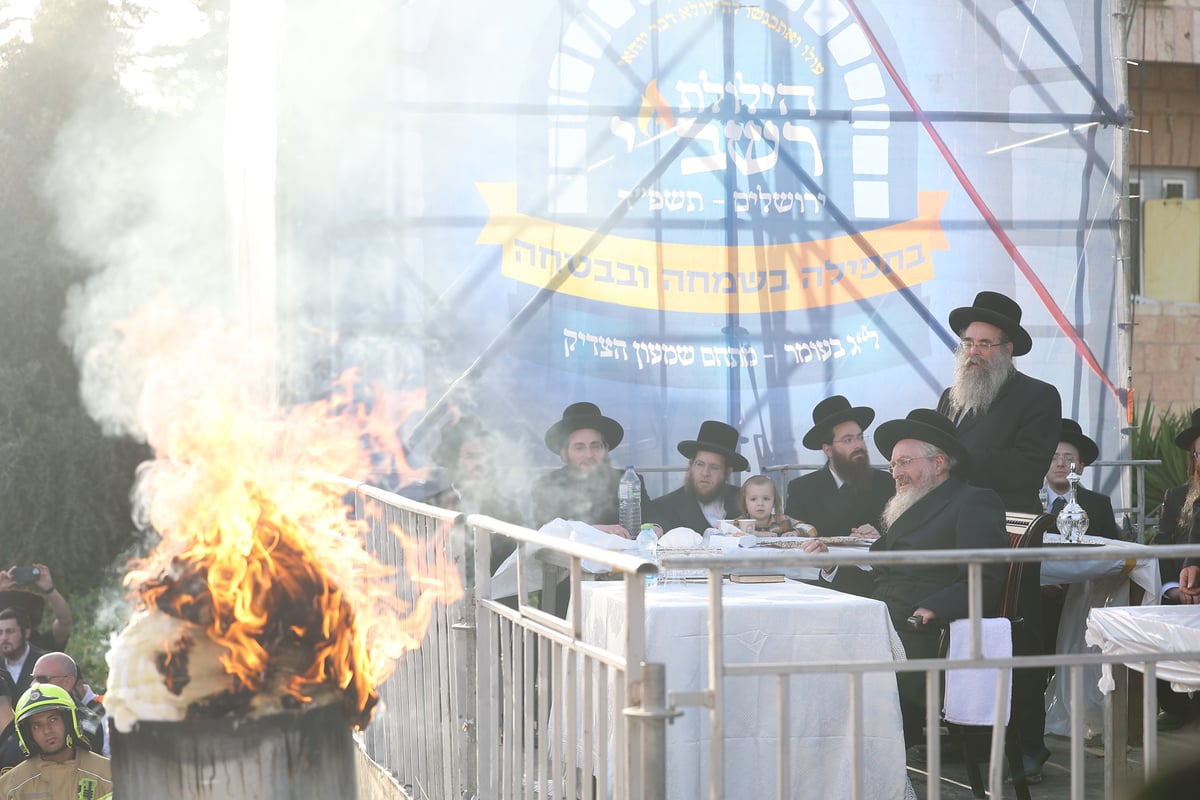 הילולת הרשב"י בחצר ההילולא במתחם שמעון הצדיק בירושלים