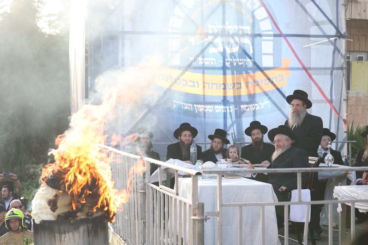 הילולת הרשב"י בחצר ההילולא במתחם שמעון הצדיק בירושלים