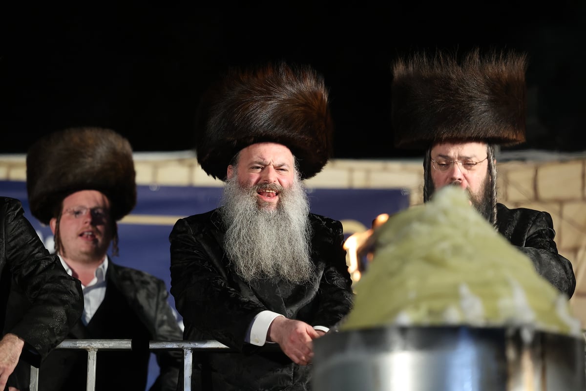 הילולת הרשב"י בחצר ההילולא במתחם שמעון הצדיק בירושלים