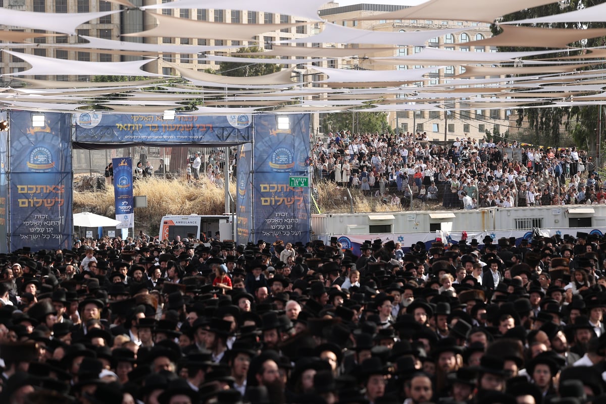 הילולת הרשב"י בחצר ההילולא במתחם שמעון הצדיק בירושלים