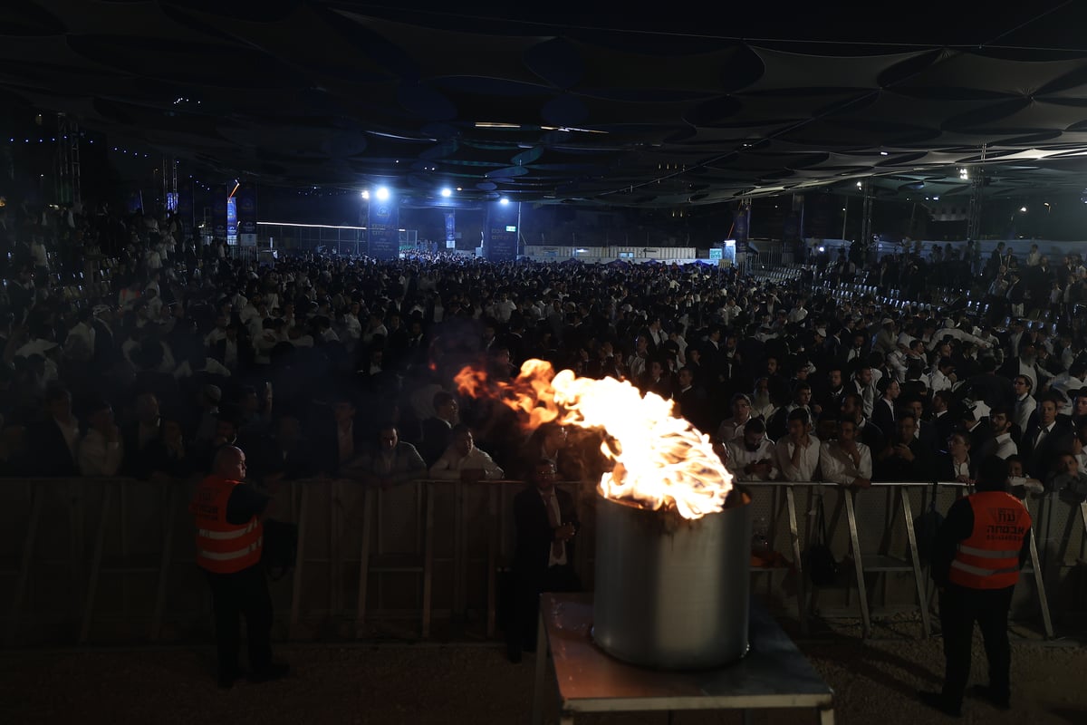 הילולת הרשב"י בחצר ההילולא במתחם שמעון הצדיק בירושלים