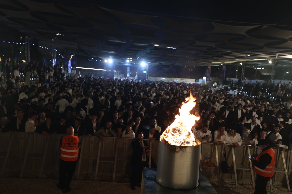 הילולת הרשב"י בחצר ההילולא במתחם שמעון הצדיק בירושלים