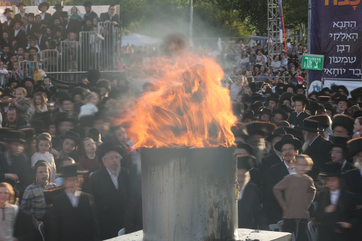 הילולת הרשב"י בחצר ההילולא במתחם שמעון הצדיק בירושלים