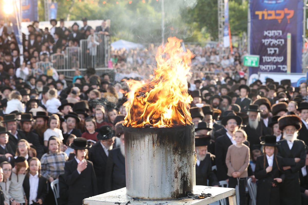 הילולת הרשב"י בחצר ההילולא במתחם שמעון הצדיק בירושלים