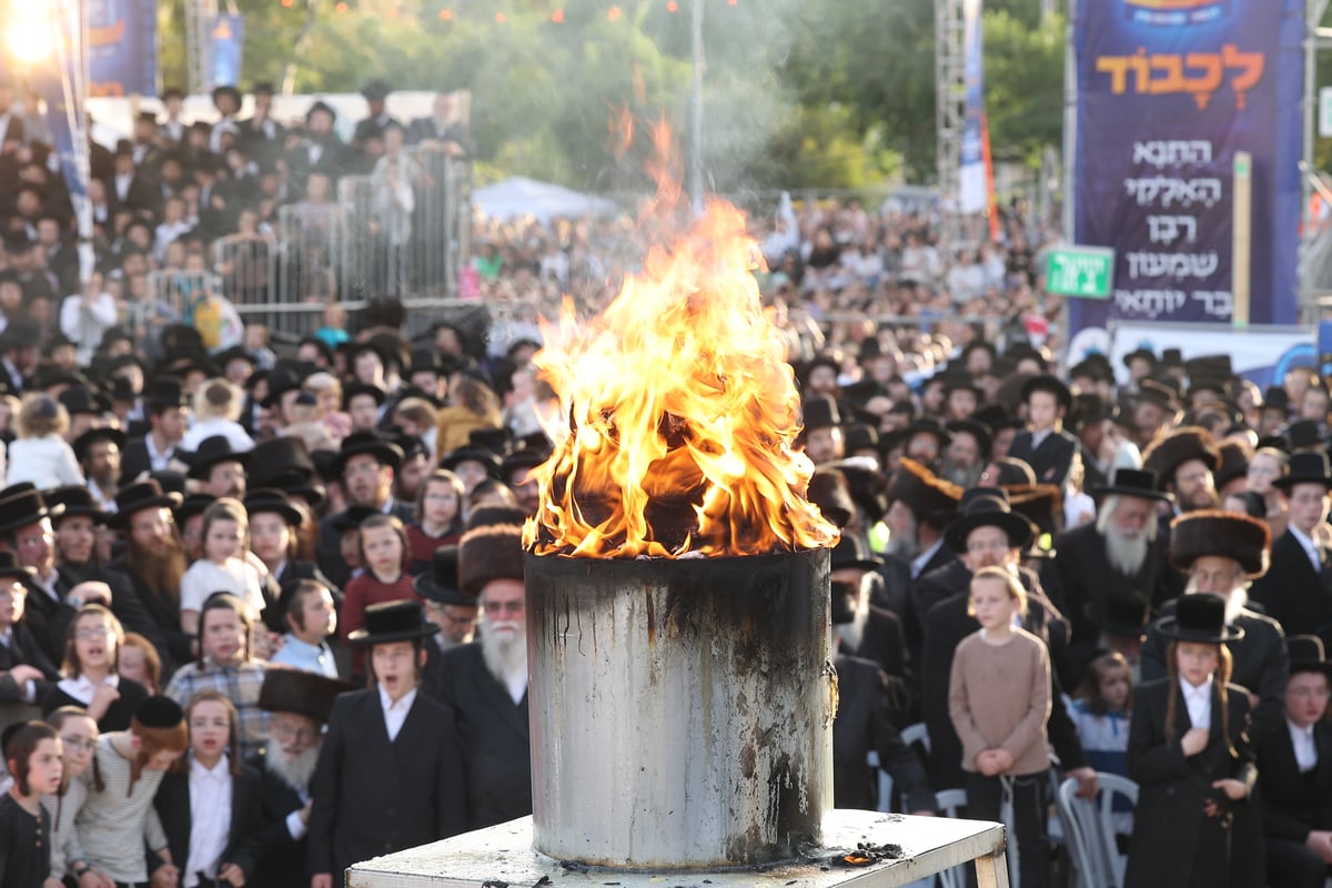 הילולת הרשב"י בחצר ההילולא במתחם שמעון הצדיק בירושלים