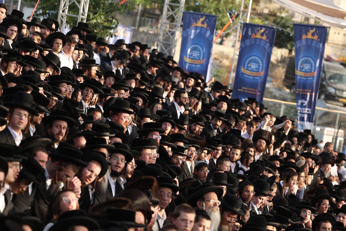 הילולת הרשב"י בחצר ההילולא במתחם שמעון הצדיק בירושלים