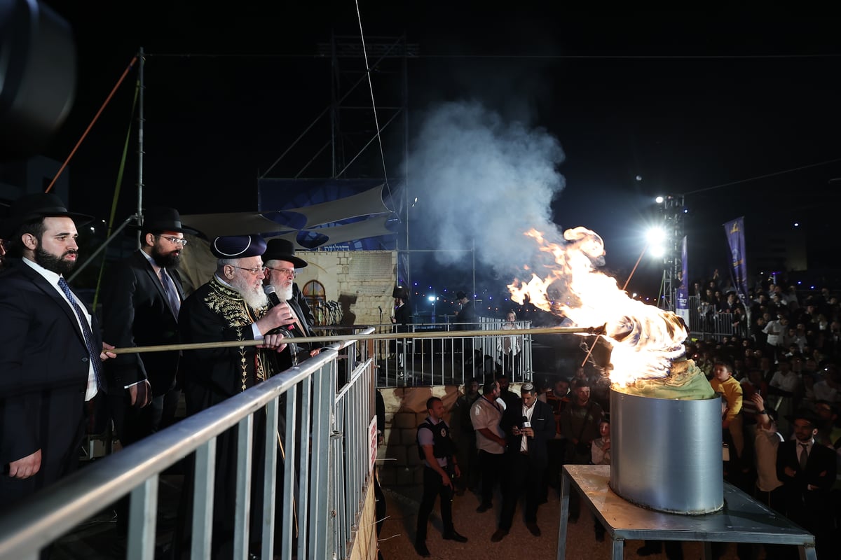 הילולת הרשב"י בחצר ההילולא במתחם שמעון הצדיק בירושלים