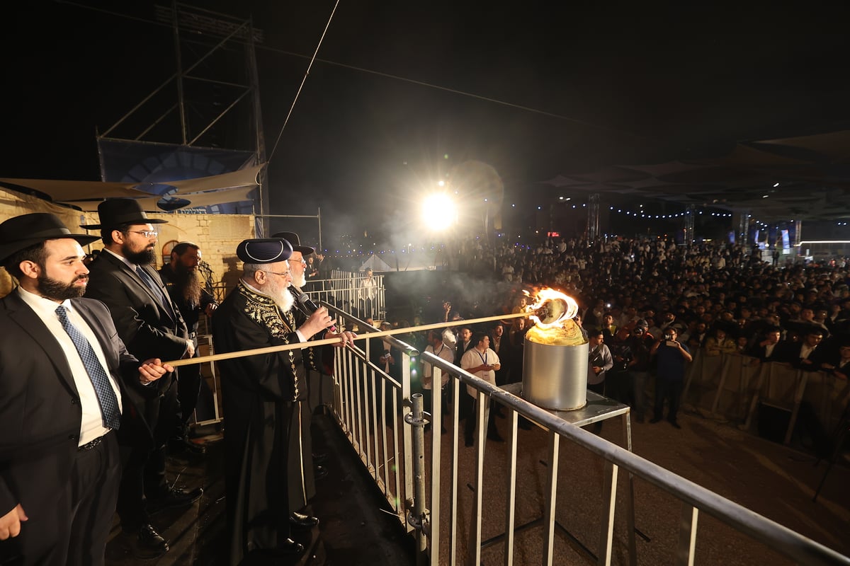 הילולת הרשב"י בחצר ההילולא במתחם שמעון הצדיק בירושלים