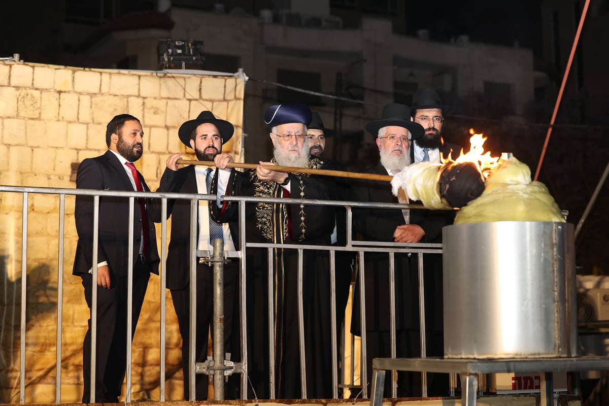 הילולת הרשב"י בחצר ההילולא במתחם שמעון הצדיק בירושלים