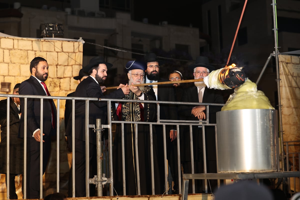 הילולת הרשב"י בחצר ההילולא במתחם שמעון הצדיק בירושלים