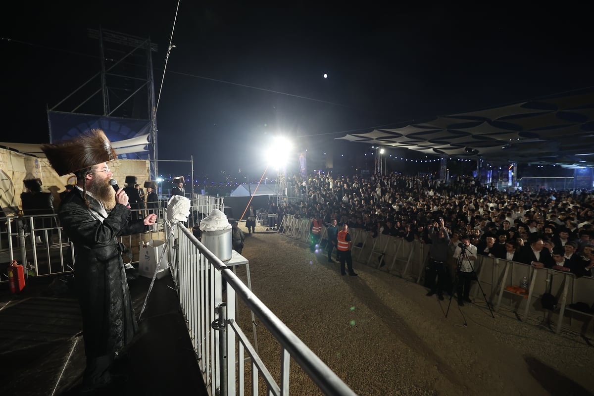 הילולת הרשב"י בחצר ההילולא במתחם שמעון הצדיק בירושלים