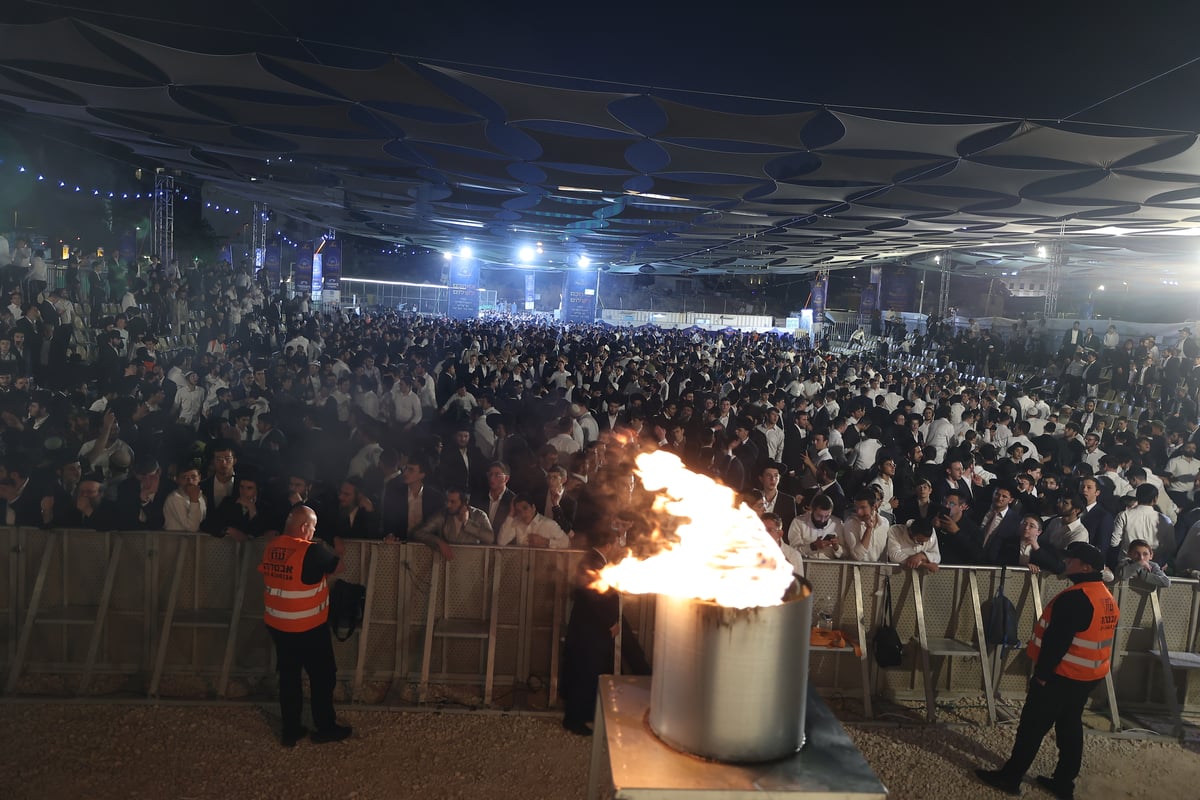 הילולת הרשב"י בחצר ההילולא במתחם שמעון הצדיק בירושלים