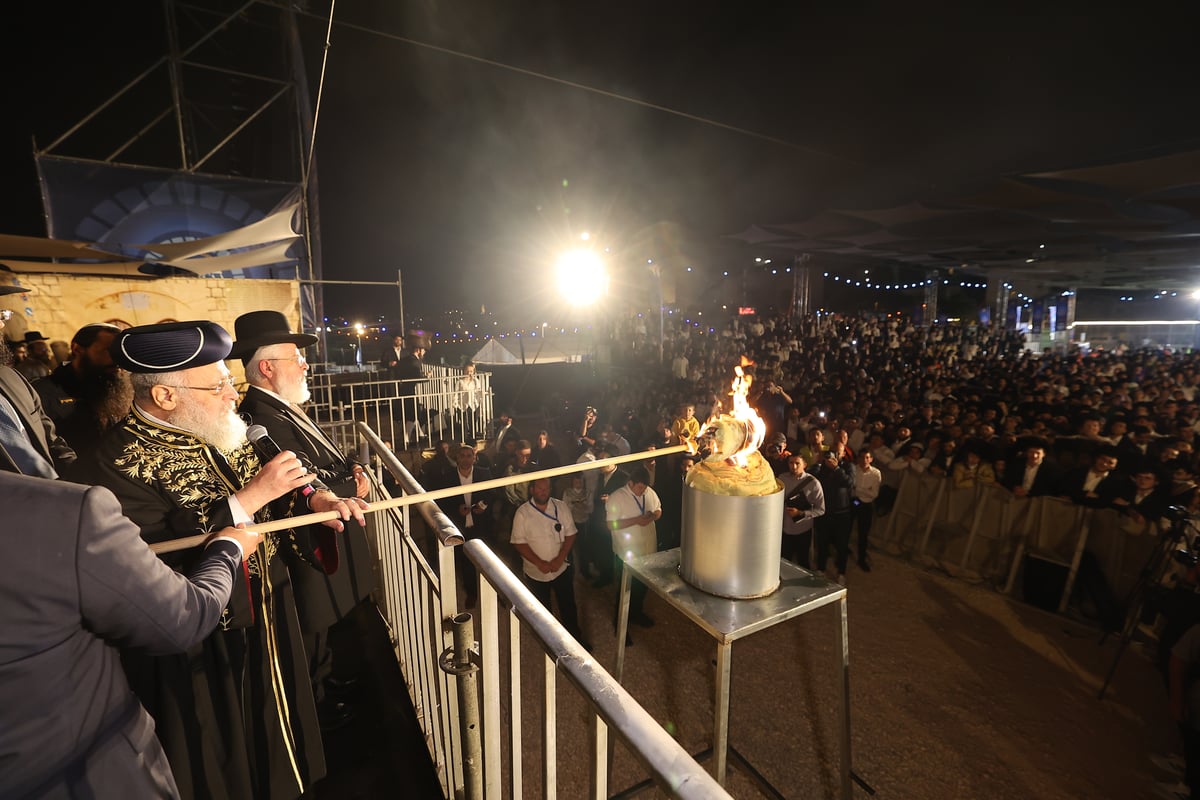 הילולת הרשב"י בחצר ההילולא במתחם שמעון הצדיק בירושלים