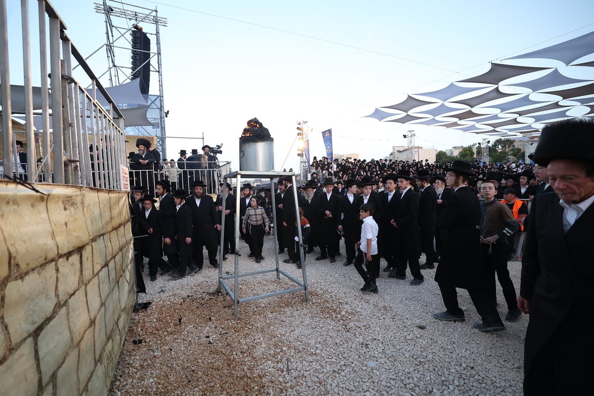 הילולת הרשב"י בחצר ההילולא במתחם שמעון הצדיק בירושלים