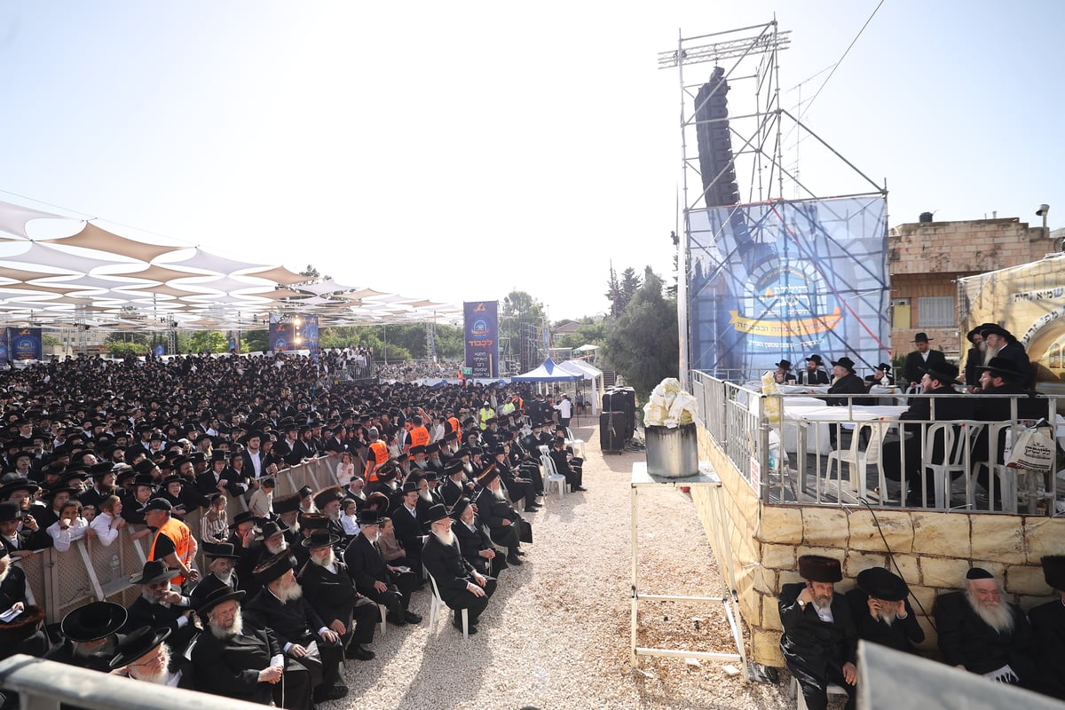 הילולת הרשב"י בחצר ההילולא במתחם שמעון הצדיק בירושלים