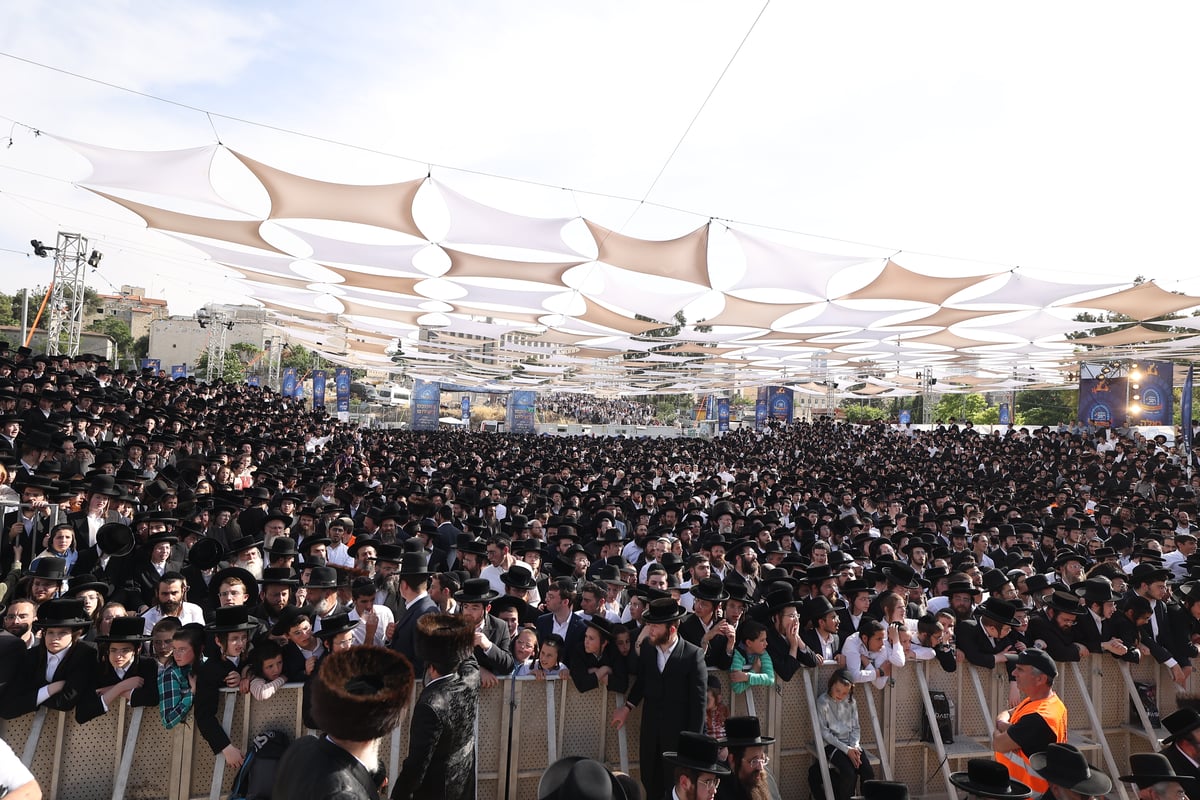 הילולת הרשב"י בחצר ההילולא במתחם שמעון הצדיק בירושלים