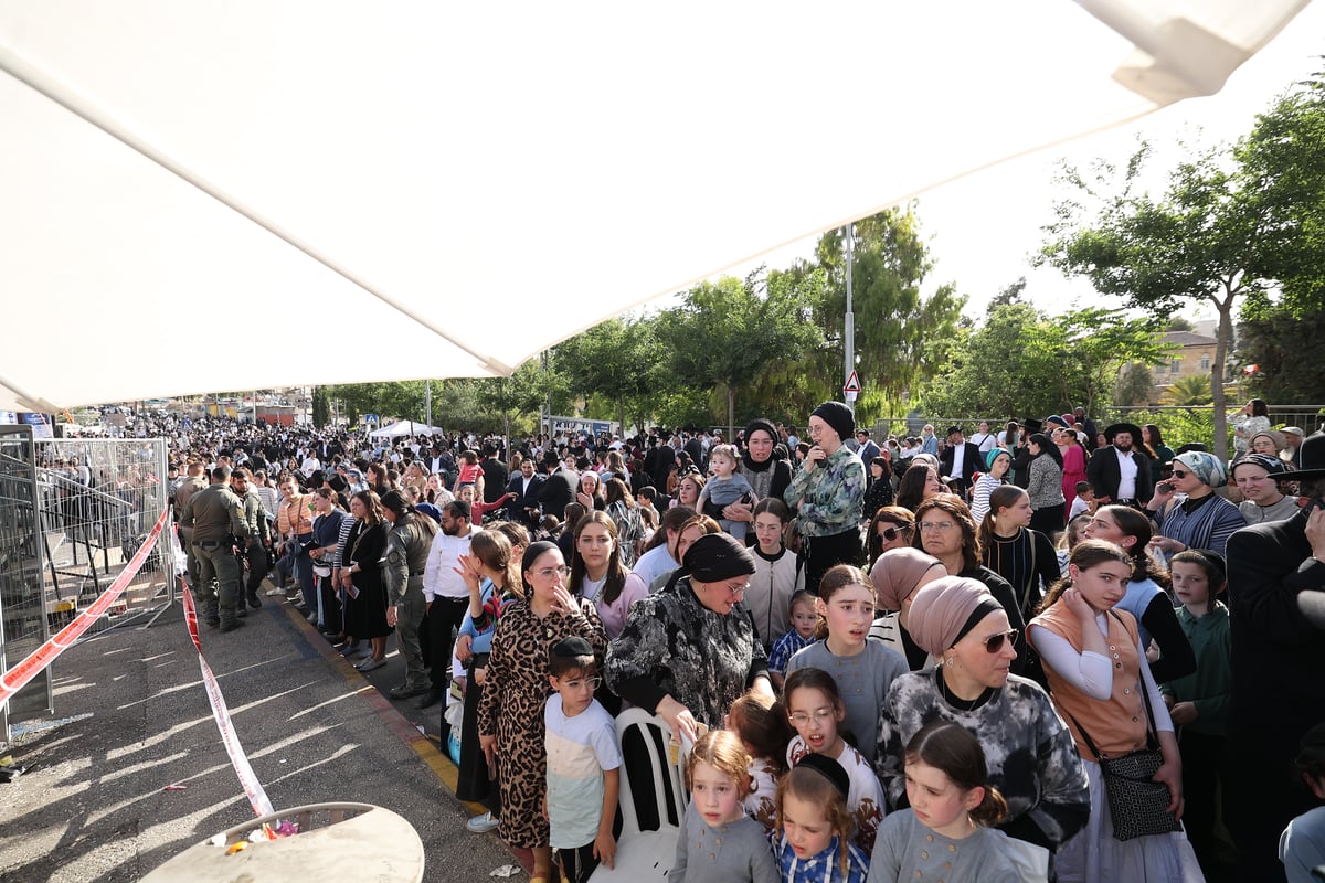 הילולת הרשב"י בחצר ההילולא במתחם שמעון הצדיק בירושלים