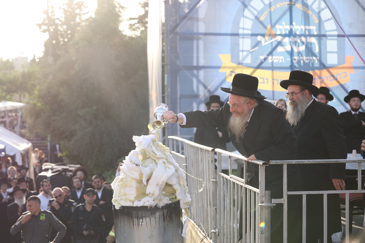 הילולת הרשב"י בחצר ההילולא במתחם שמעון הצדיק בירושלים