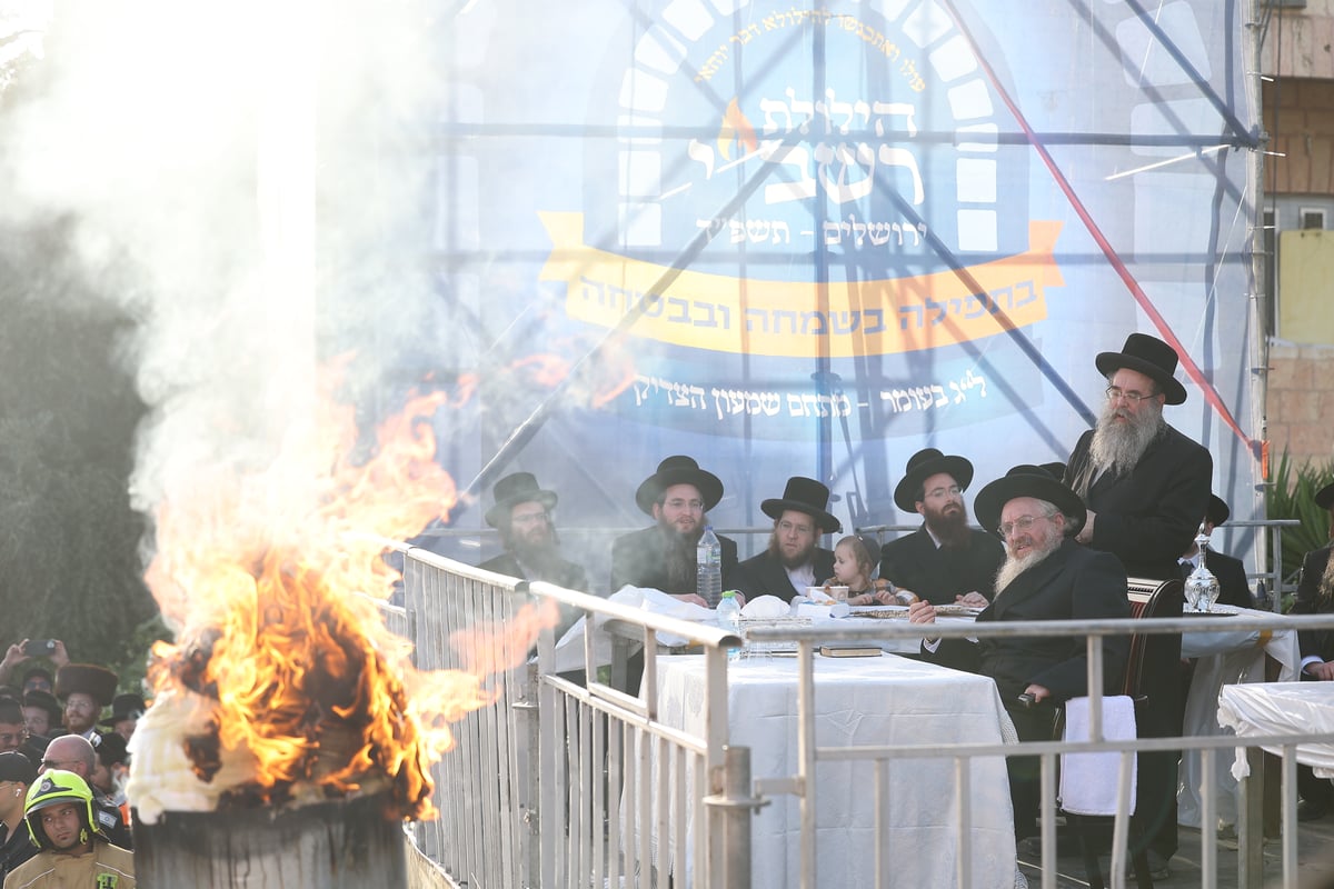 הילולת הרשב"י בחצר ההילולא במתחם שמעון הצדיק בירושלים