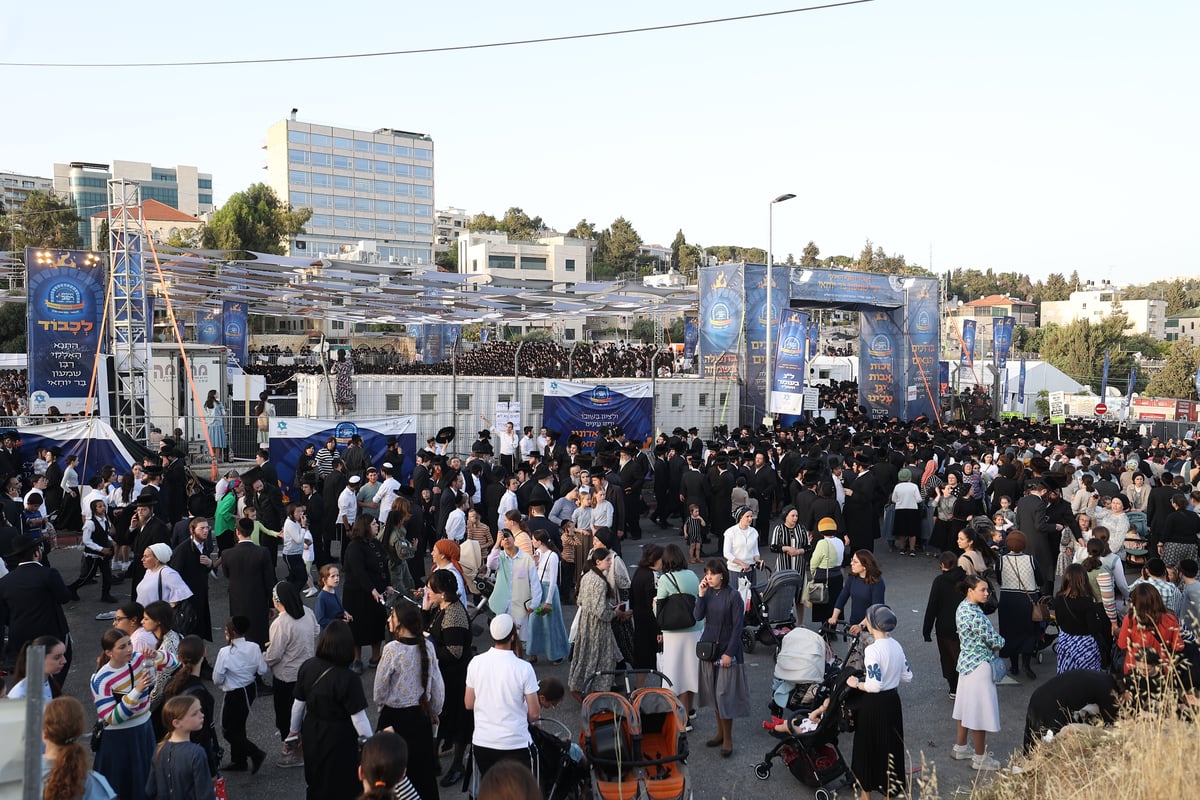 הילולת הרשב"י בחצר ההילולא במתחם שמעון הצדיק בירושלים