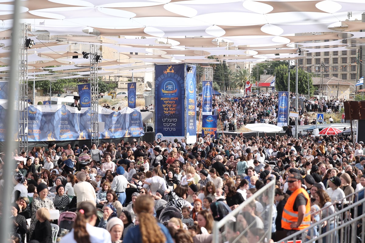 הילולת הרשב"י בחצר ההילולא במתחם שמעון הצדיק בירושלים