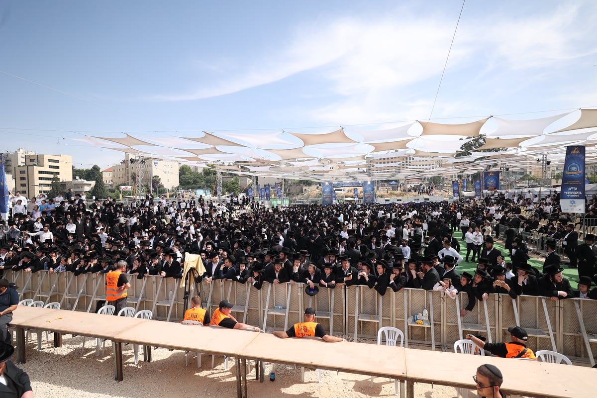 הילולת הרשב"י בחצר ההילולא במתחם שמעון הצדיק בירושלים