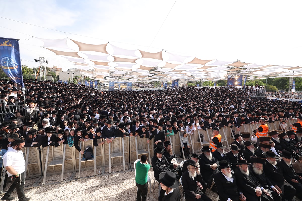 הילולת הרשב"י בחצר ההילולא במתחם שמעון הצדיק בירושלים