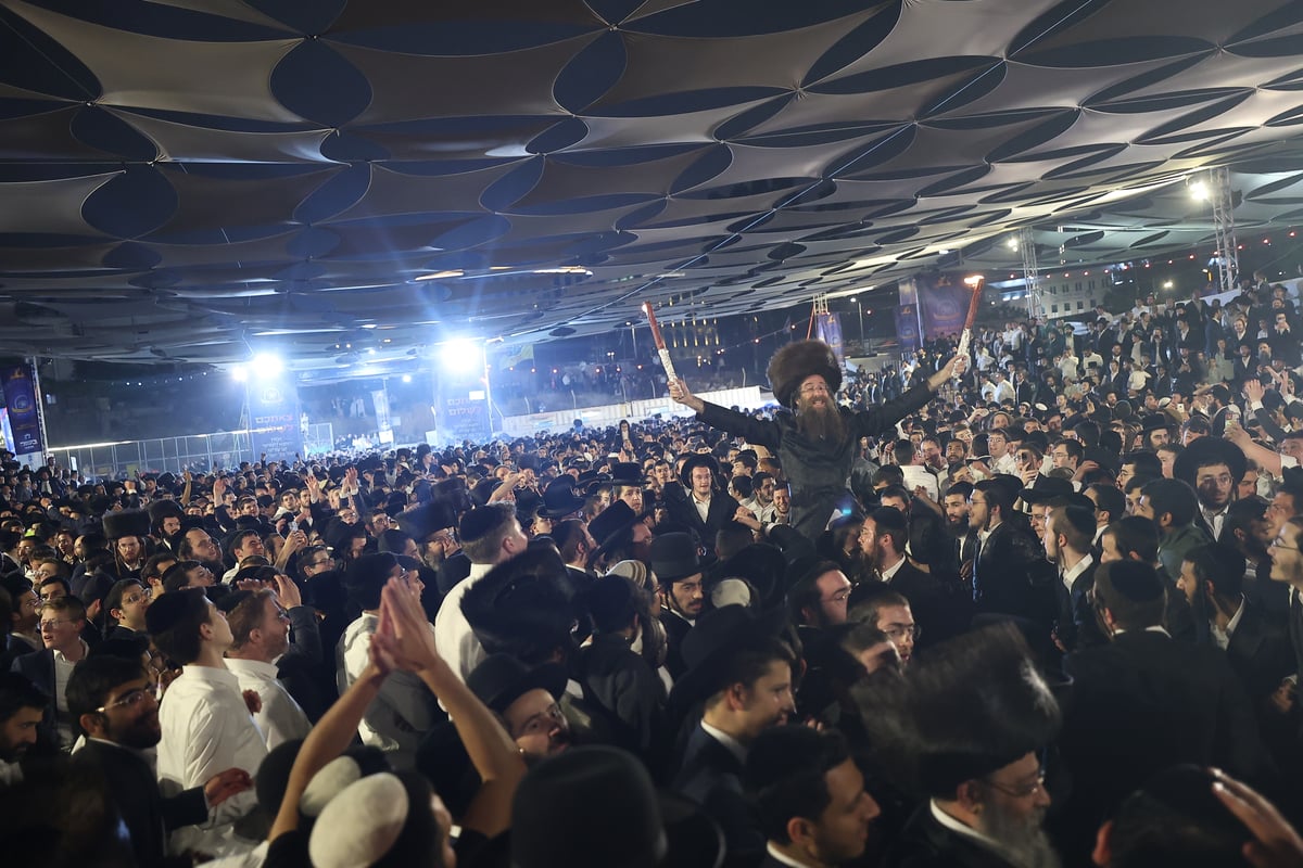 הילולת הרשב"י בחצר ההילולא במתחם שמעון הצדיק בירושלים