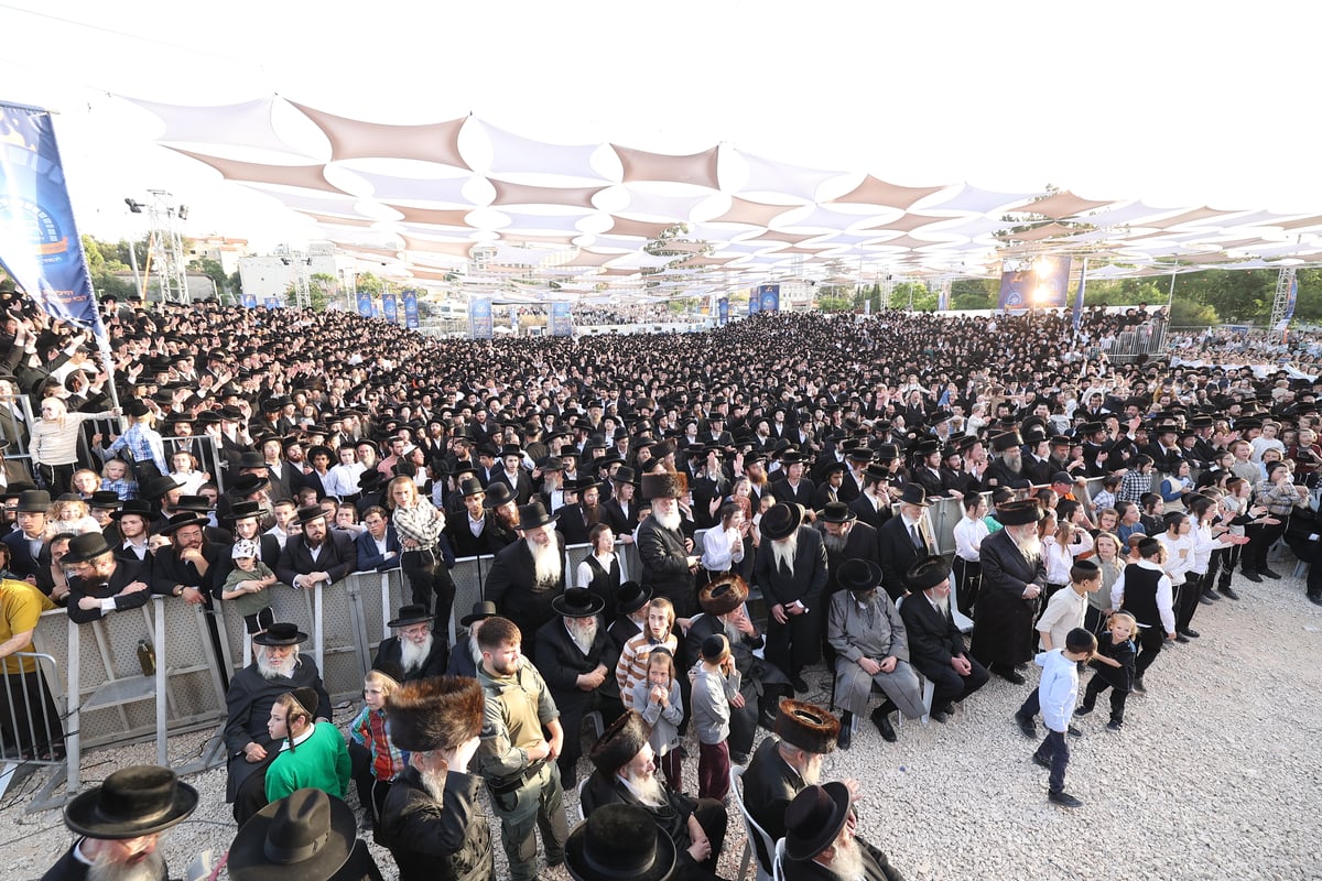 הילולת הרשב"י בחצר ההילולא במתחם שמעון הצדיק בירושלים