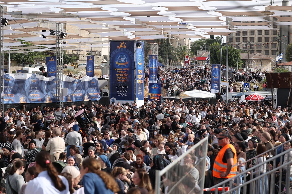 הילולת הרשב"י בחצר ההילולא במתחם שמעון הצדיק בירושלים