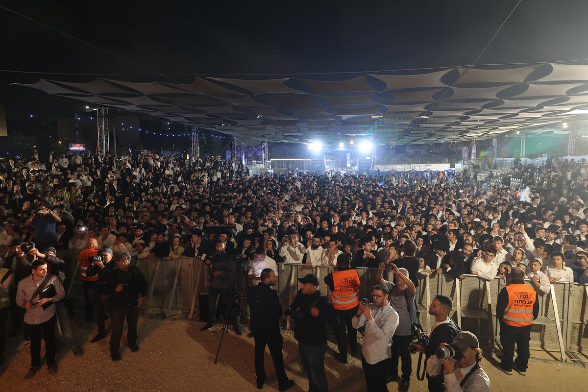 הילולת הרשב"י בחצר ההילולא במתחם שמעון הצדיק בירושלים