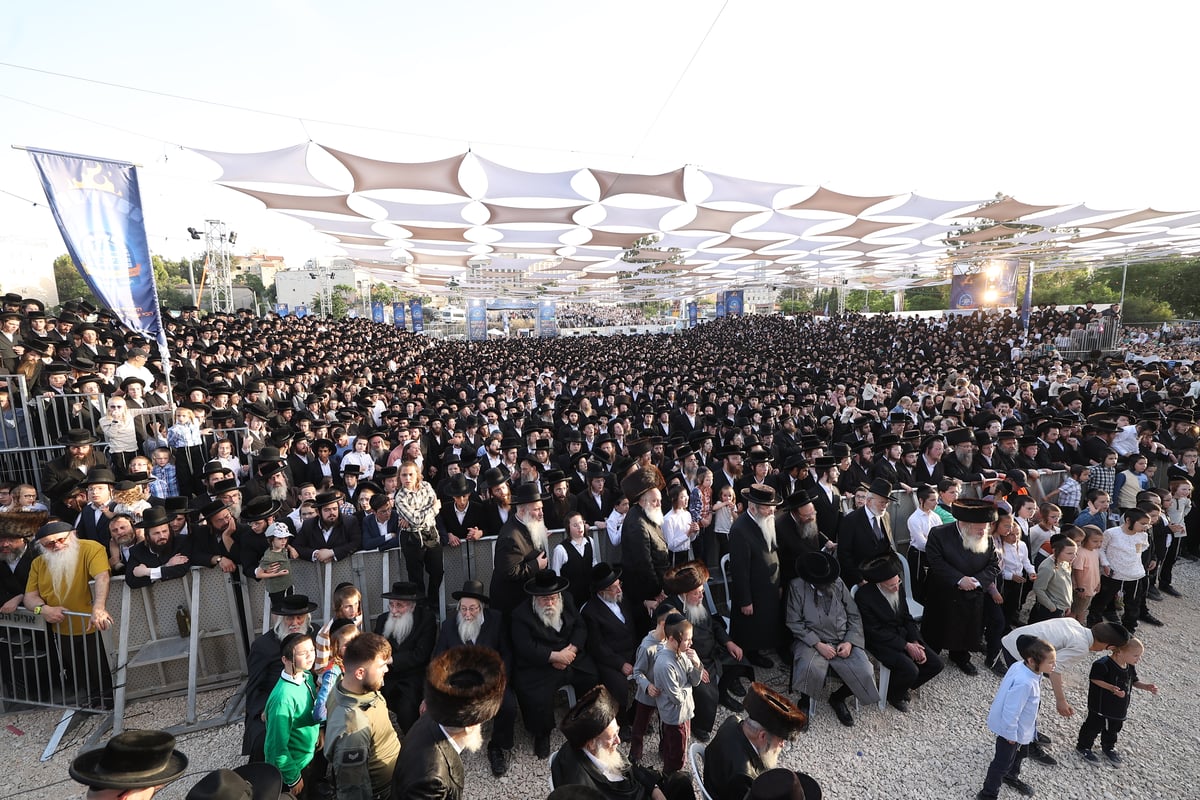 הילולת הרשב"י בחצר ההילולא במתחם שמעון הצדיק בירושלים