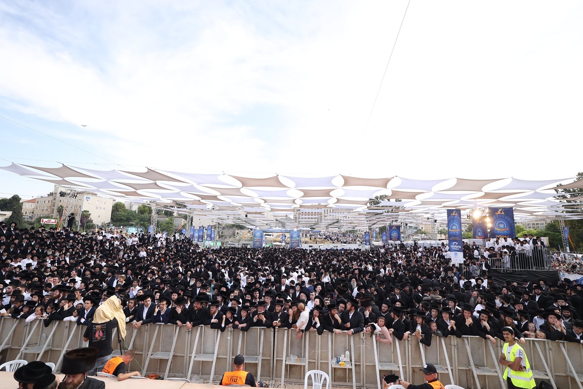 הילולת הרשב"י בחצר ההילולא במתחם שמעון הצדיק בירושלים