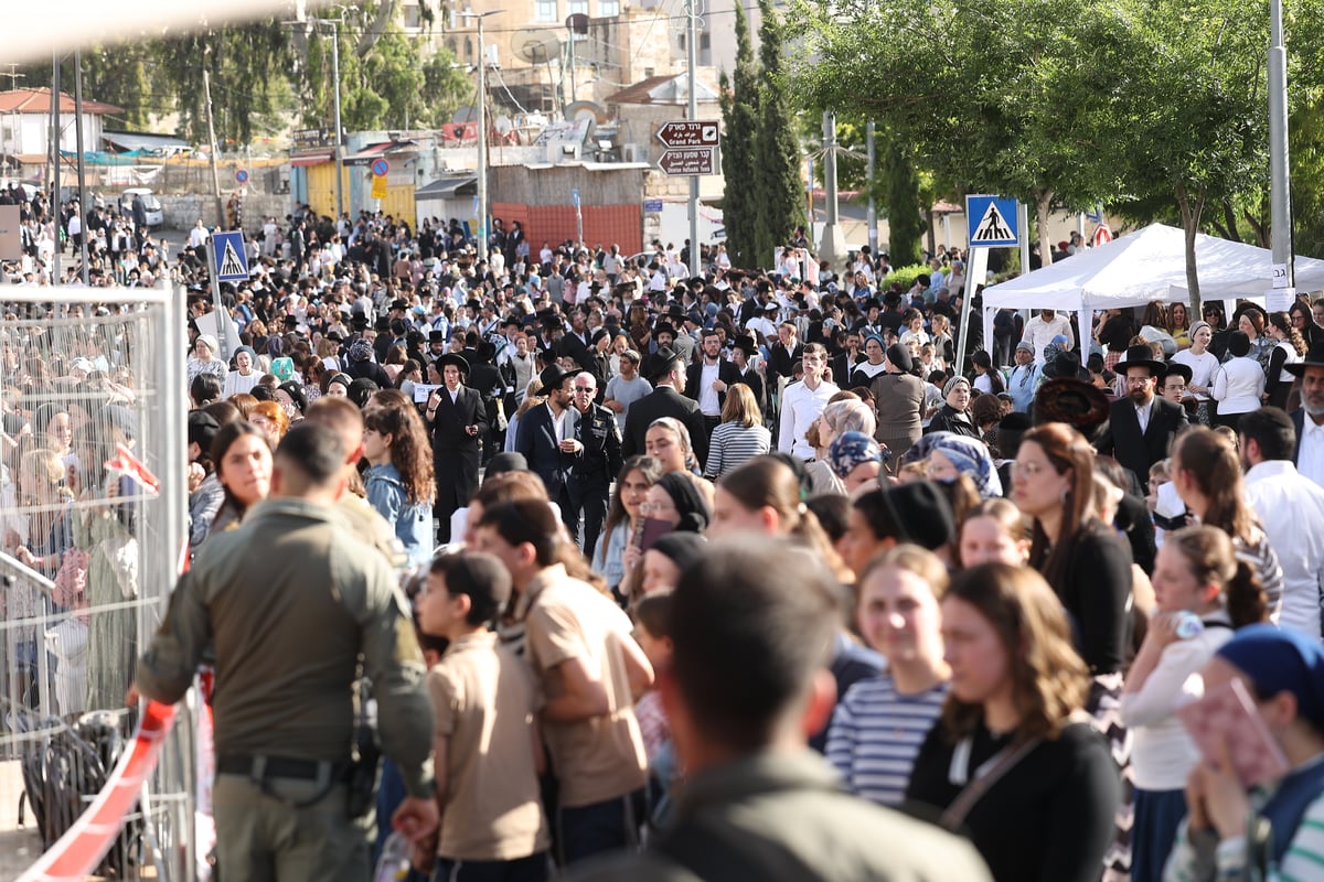 הילולת הרשב"י בחצר ההילולא במתחם שמעון הצדיק בירושלים