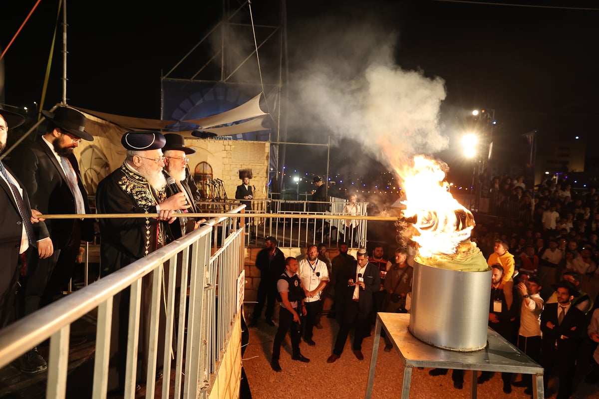 הילולת הרשב"י בחצר ההילולא במתחם שמעון הצדיק בירושלים