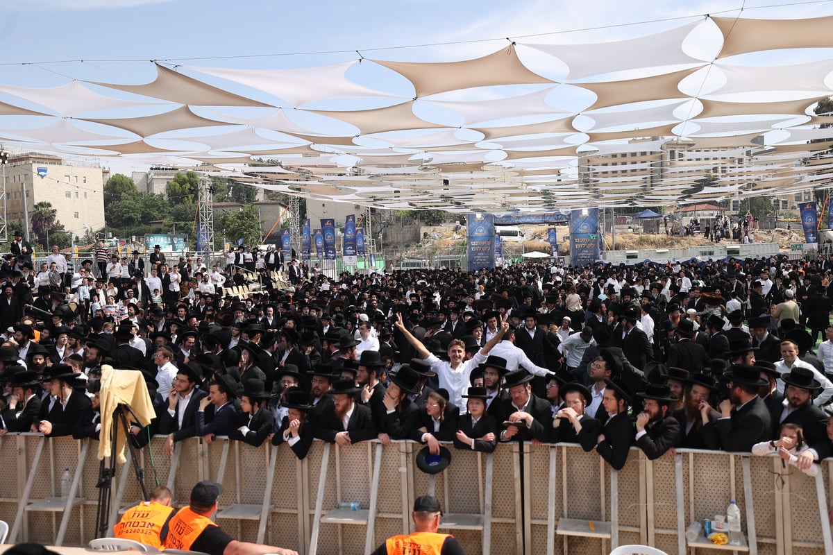 הילולת הרשב"י בחצר ההילולא במתחם שמעון הצדיק בירושלים