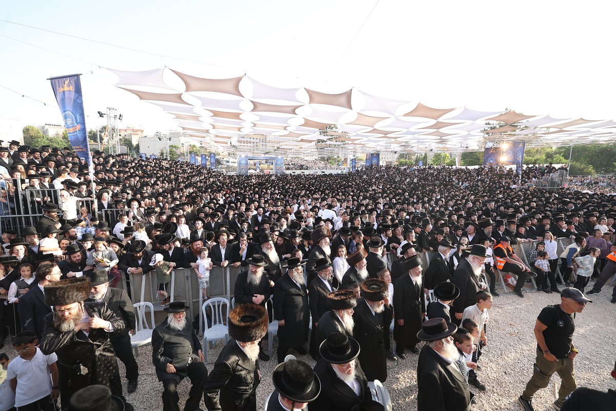 הילולת הרשב"י בחצר ההילולא במתחם שמעון הצדיק בירושלים