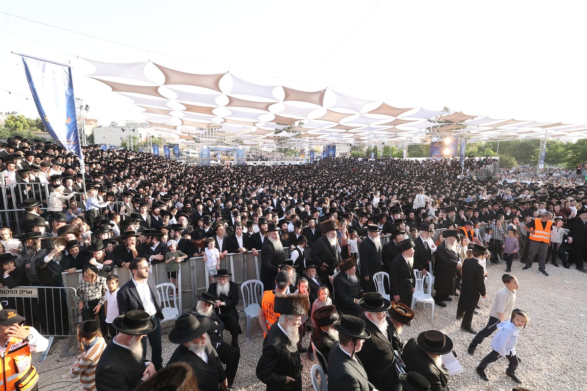 הילולת הרשב"י בחצר ההילולא במתחם שמעון הצדיק בירושלים