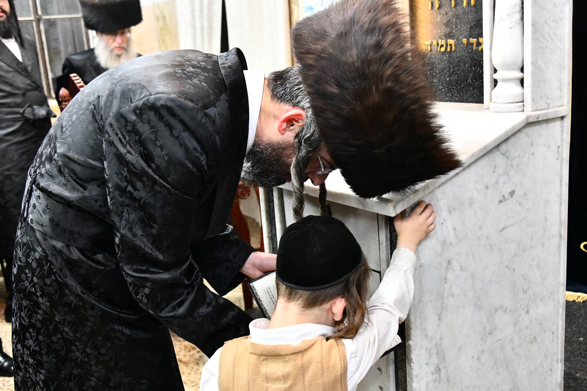 האדמו"ר מזוויעהיל שבת בבני ברק