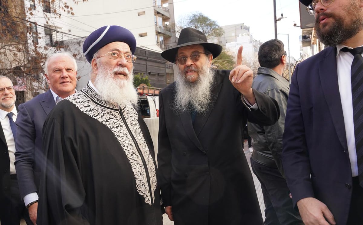 הגרש"מ עמאר בביקור בארגנטינה 