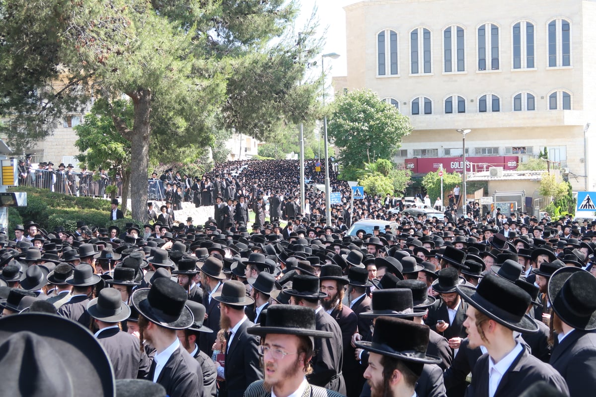 מסע הלוויית הגר"מ וולפסון זצ"ל, בעיה"ק ירושלים