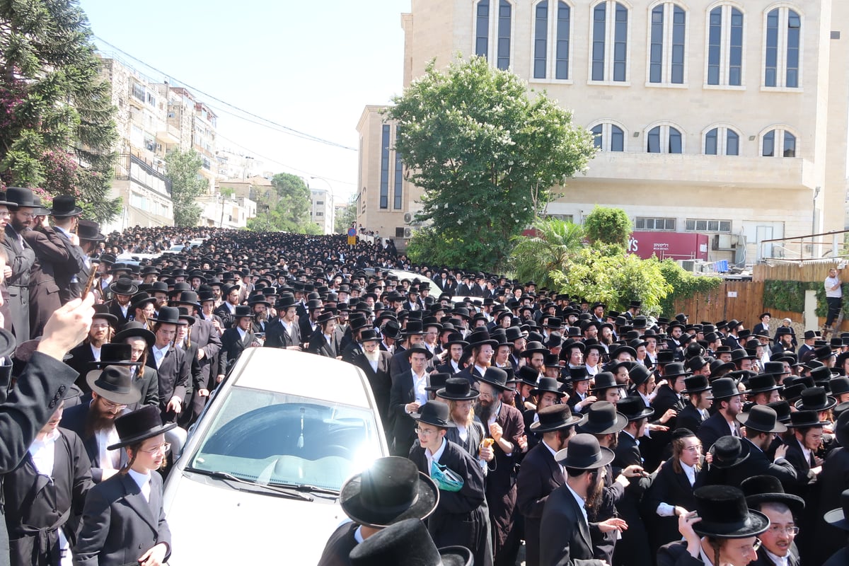 מסע הלוויית הגר"מ וולפסון זצ"ל, בעיה"ק ירושלים