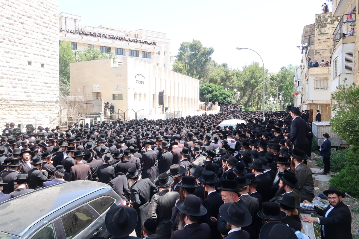 מסע הלוויית הגר"מ וולפסון זצ"ל, בעיה"ק ירושלים