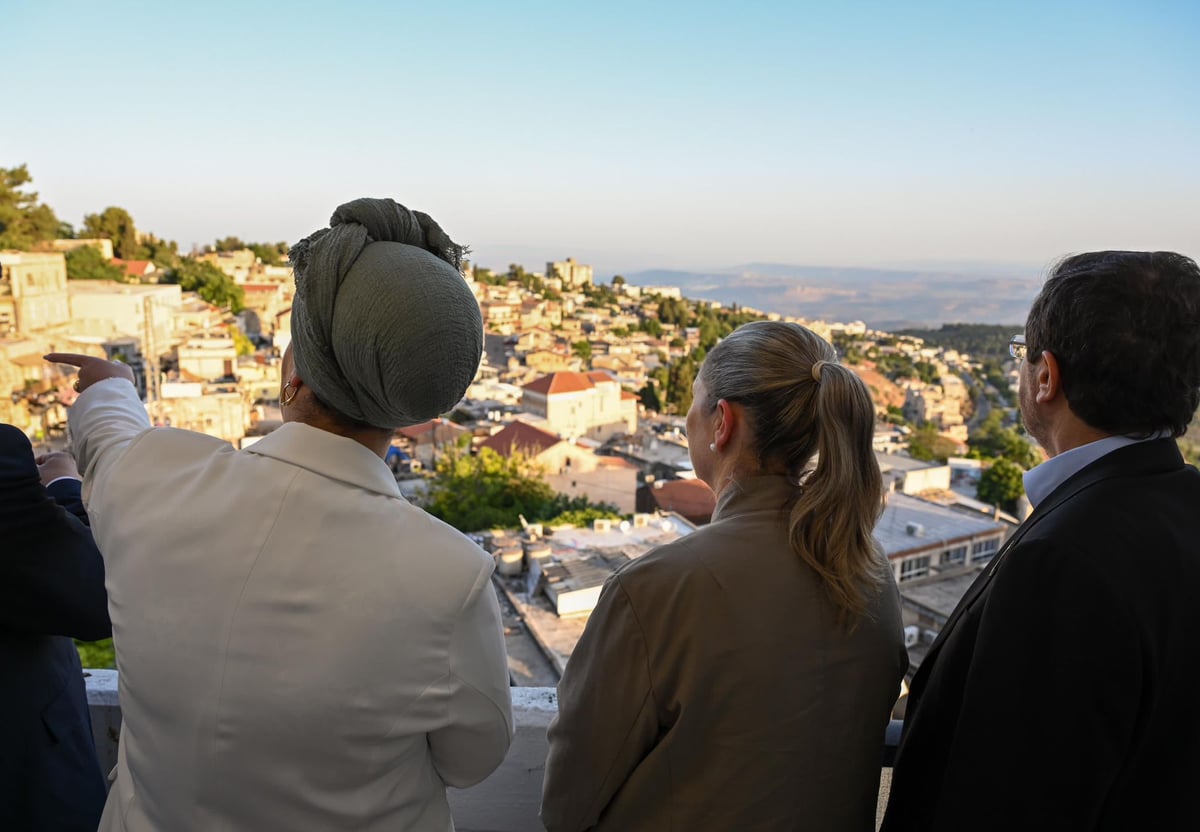 ביקור הנשיא יצחק הרצוג בצפון הארץ