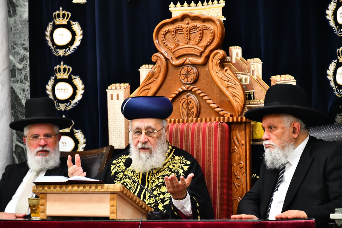 הרשל"צ בשיעורו השבועי מוצ"ש פרשת שלח 