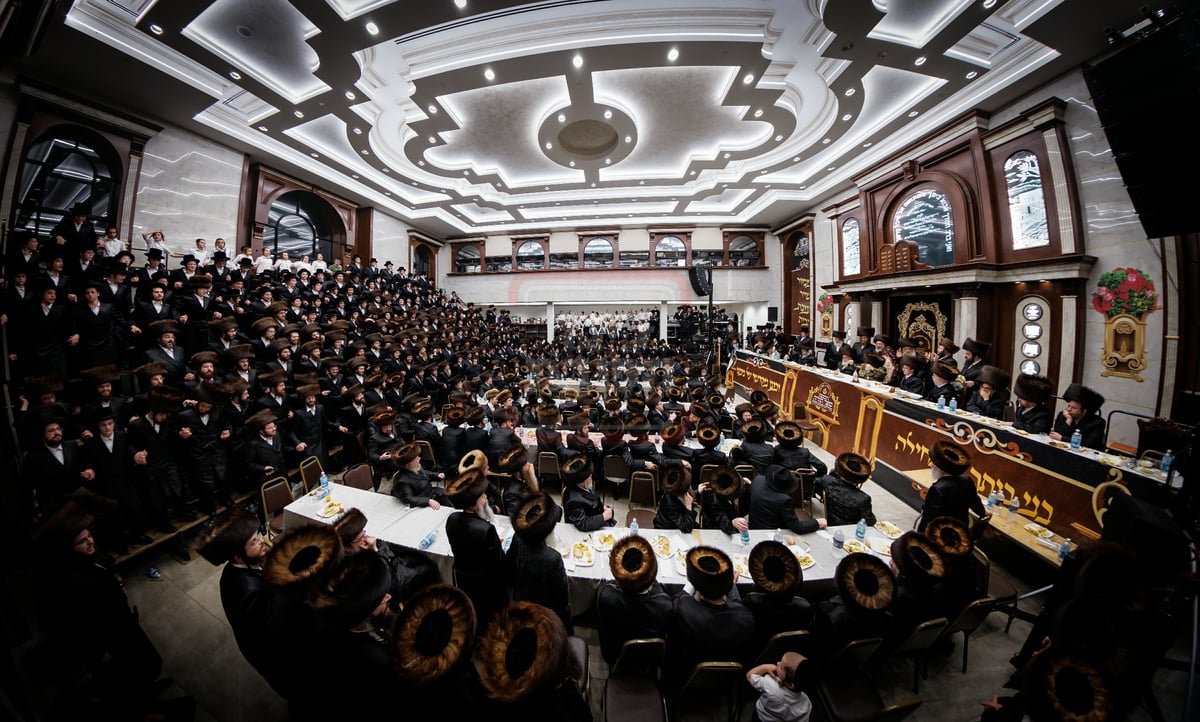 הכנסת ספר תורה בחצה"ק ויז'ניץ במאנסי